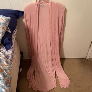 Fashion Nova baby pink cardigan size M